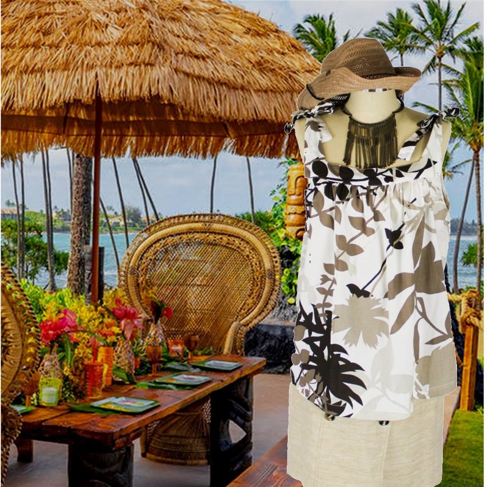 Two-Fer $20 Safari Swing Tank Top